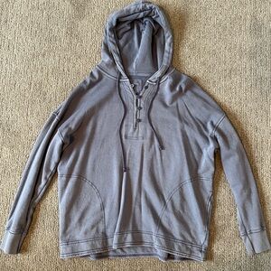 Aerie oversized blue sweatshirt